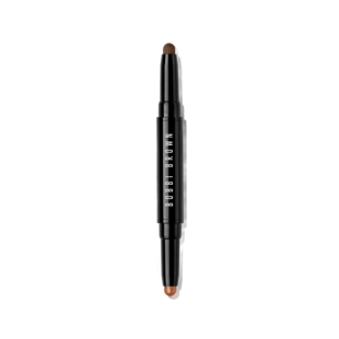 Dual-Ended Long-Wear Cream Shadow Stick, ミルクチョコレート/ミッドナイトブラウン, 1.6g